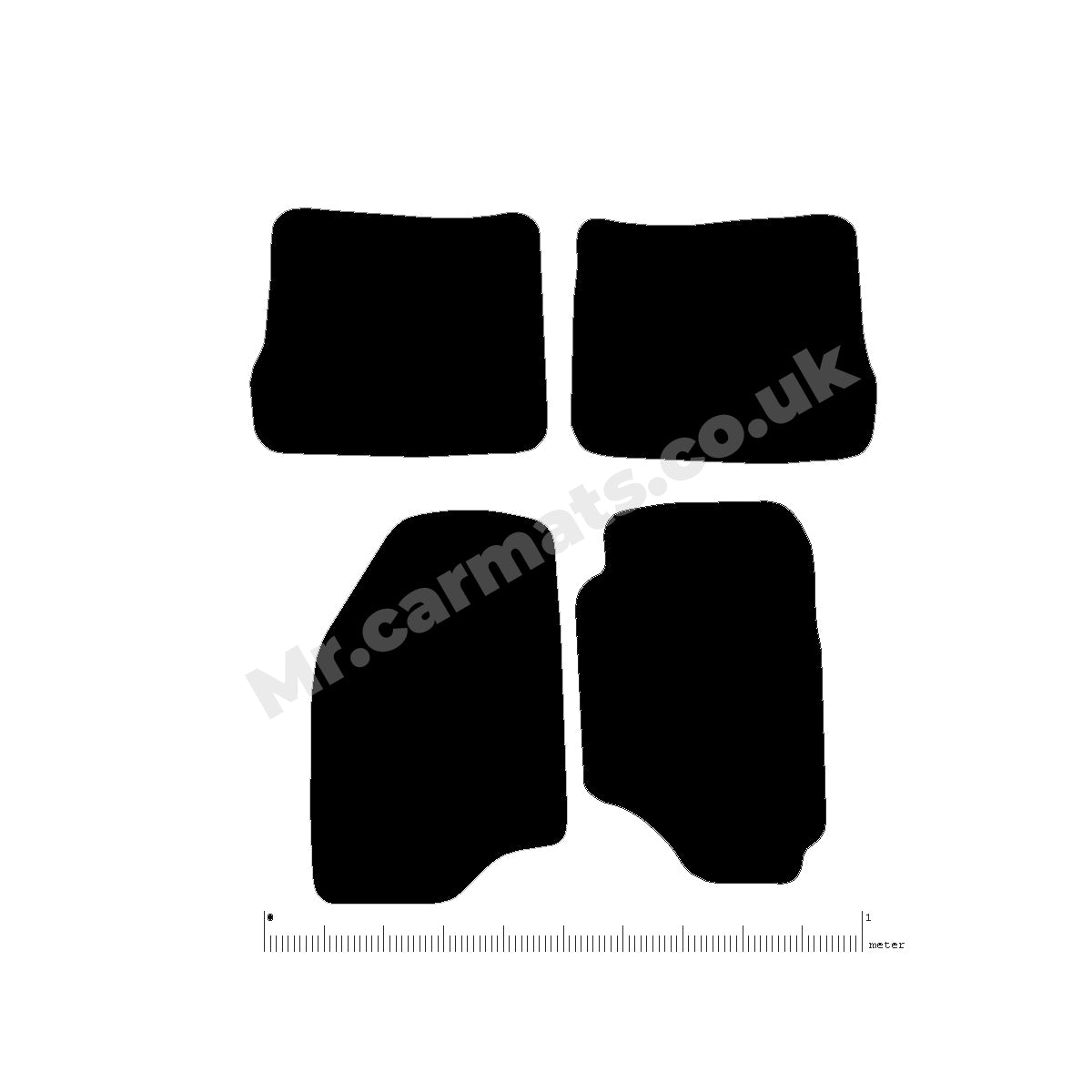 Mitsubishi Outlander Mk1 2004-2007 Car Mats
