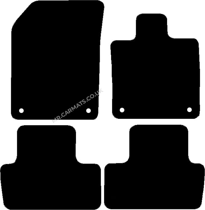 Volvo XC60 2017-2025 Car Mats (4 clips)