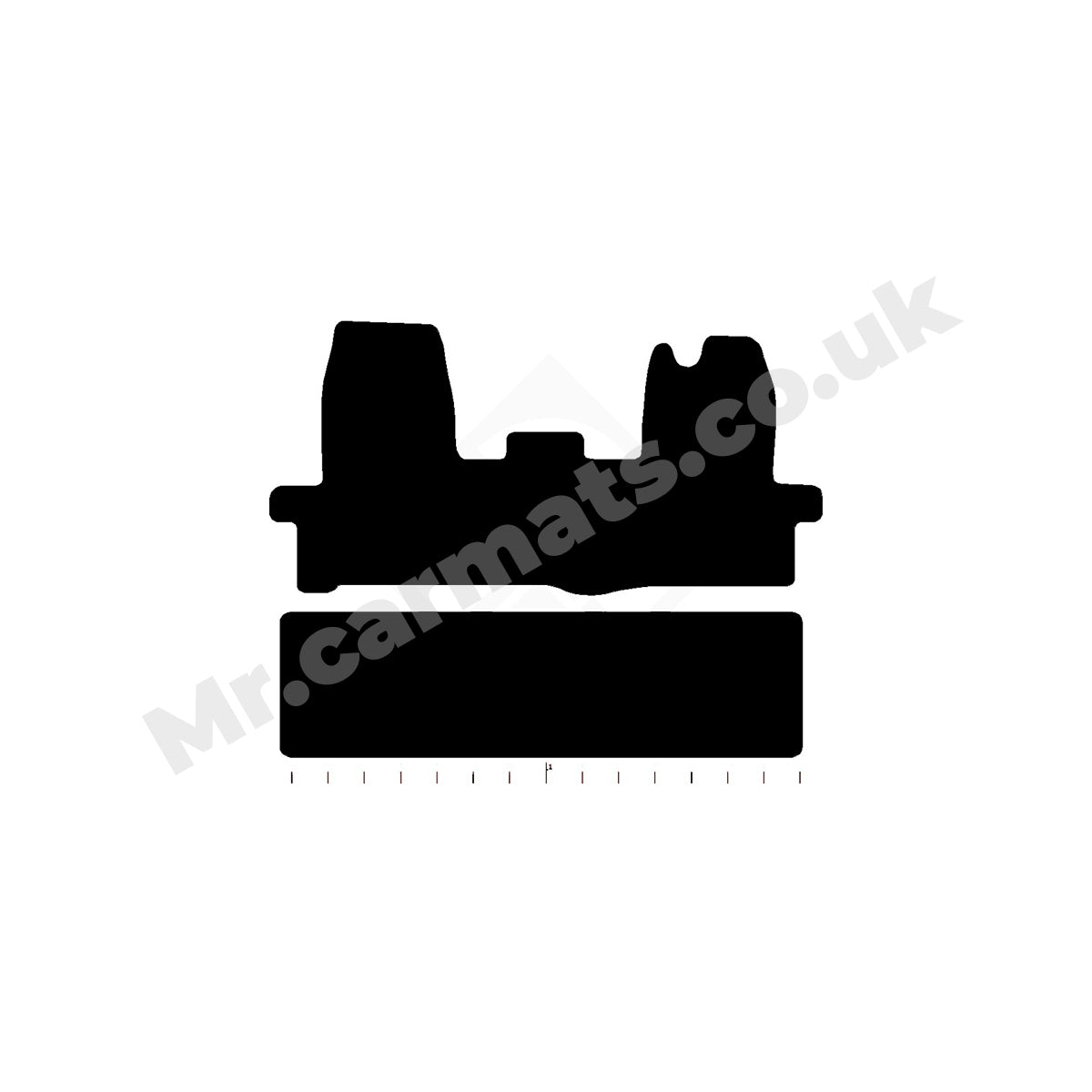 Ford Transit MK8 Crew Cab Van 2014-2016 Van Mats