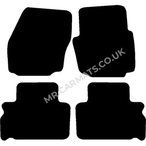 Ford S Max 5 Seat Mode 2006-2010 Car Mats