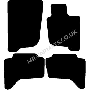 Mitsubishi L200 Double Cab 2006-2015 Car Mats