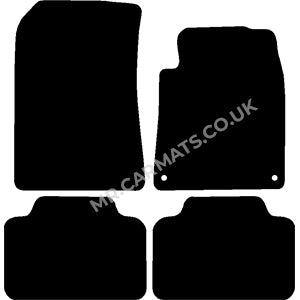 Peugeot 407 (2 clips) 2004-2011 Car Mats