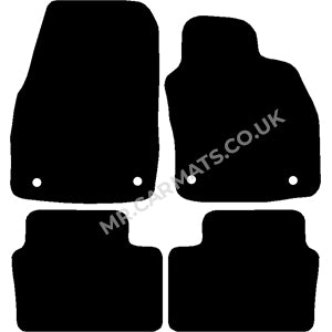 Vauxhall Astra H 2004-2009 Car Mats (4 clips)