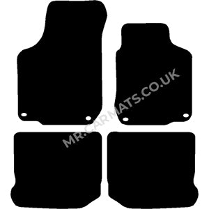 Volkswagen Golf Mk4 1997-2004 (4 oval clips) Car Mats