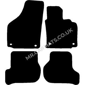 Volkswagen Golf Mk5 2004-2007 (oval clips) Car Mats