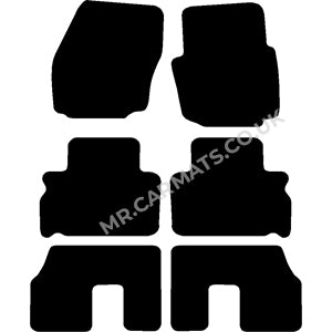 Ford S Max 7 Seat Mode 2006-2010 Car Mats