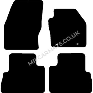 Ford C Max (oval clips) 2011-2013 Car Mats