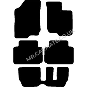 Kia Carens 2007-2012 manual 7 seat Car Mats