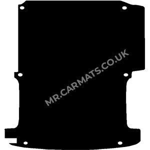 Volkswagen Transporter T5 SWB Van 2004-2015 Van Rear Load Mat (single door)