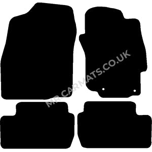 Mitsubishi Lancer Evo 10 Manual 2008-2014 Car Mats