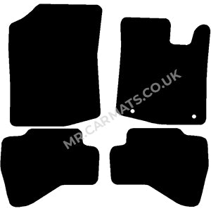 Peugeot 107 2005-2014 (two clips) Car Mats