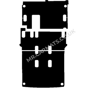 Volkswagen Transporter T5 Shuttle SWB Minibus 2004-2015 Minibus Mats (3 section rear)