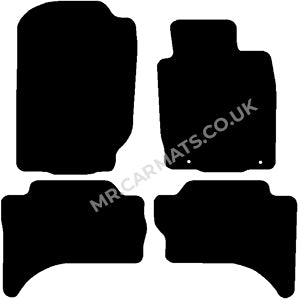 Mitsubishi L200 Double Cab 2015-2025 Car Mats (squared edge)
