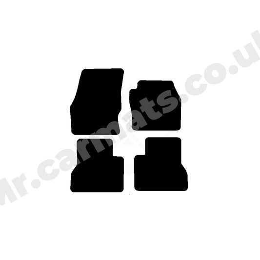 Ford Transit Connect Crew Cab LWB Van 2014-2016 Van Mats