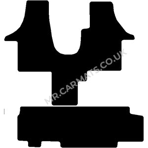Volkswagen Transporter T5 Kombi Van 2011-2015 Van Mats (walkthrough, single side door, 1 & 2 rear seat)