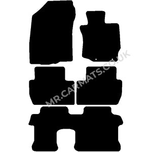 Mitsubishi Outlander Auto 7 seat Mk3 2012-2025 Car Mats