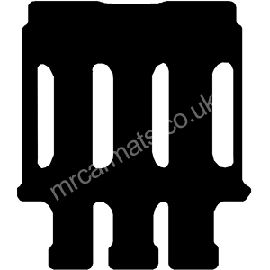 Mercedes V-Class People Carrier 2014-2025 Van Mats (rear 1 piece)