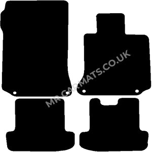 Mercedes E-Class Coupe & Cabriolet (Manual) 2009-2017 Car Mats