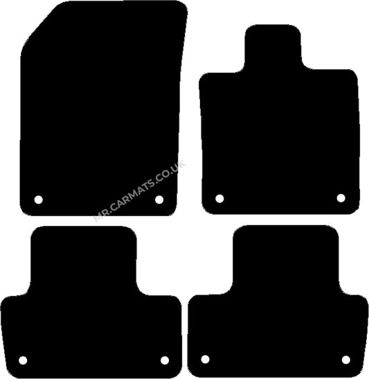 Volvo XC60 (8 clips) 2017-2025 Car Mats