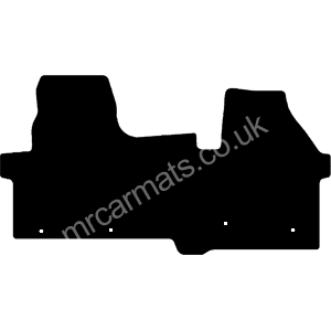 Ford Transit Custom Crew Cab Manual 2024-2025 Front Van Mats